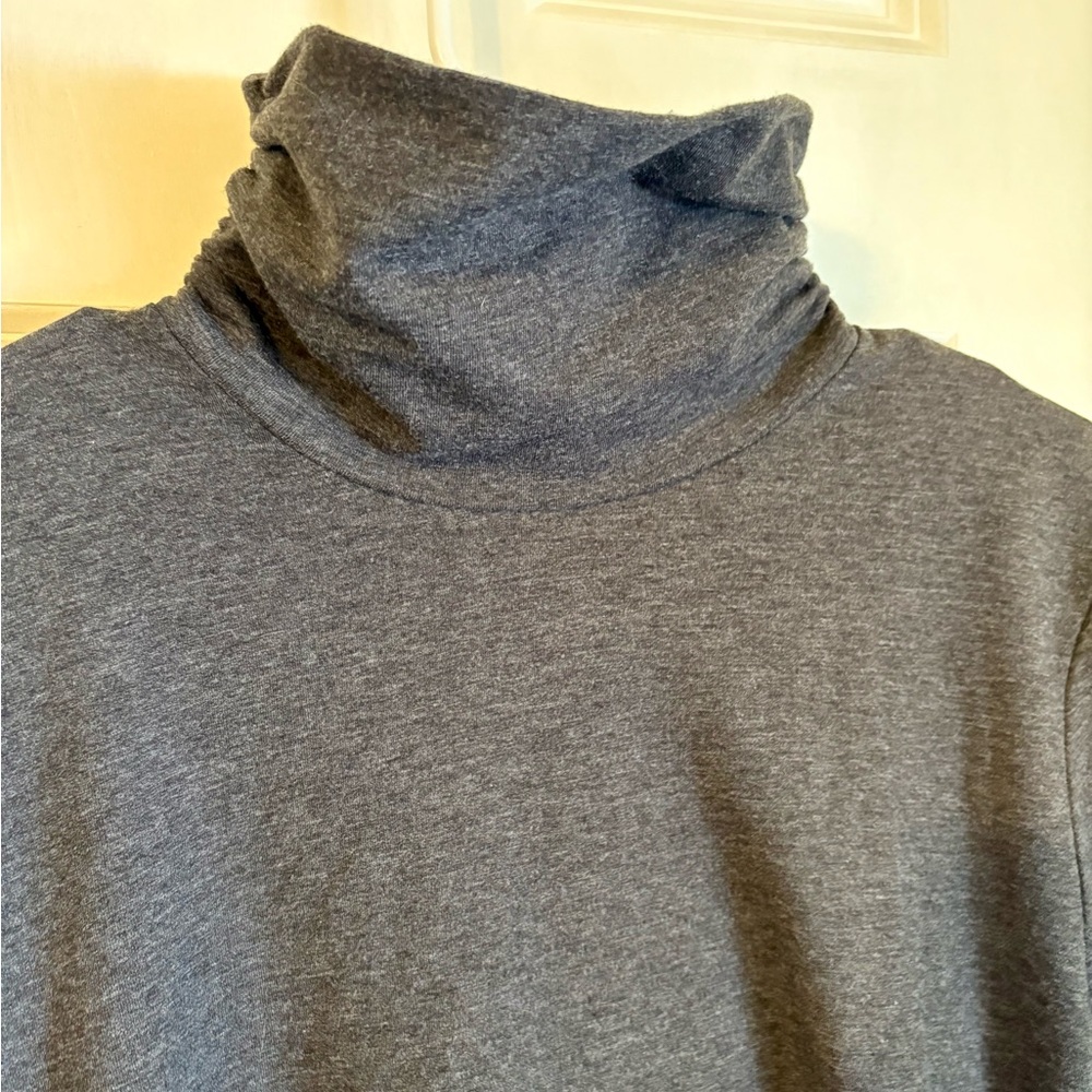 Coldwater Creek Dark Gray Turtleneck Top - Picture 5 of 7